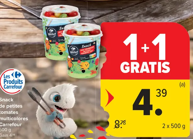 Offre: Snack de petites tomates multicolores