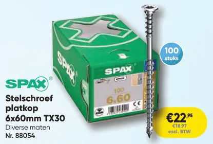 Promotie: Stelschroef platkop