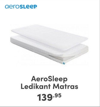 Aanbieding: AeroSleep Ledikant Matras 2 in 1 Sleep Safe Essential 3D 