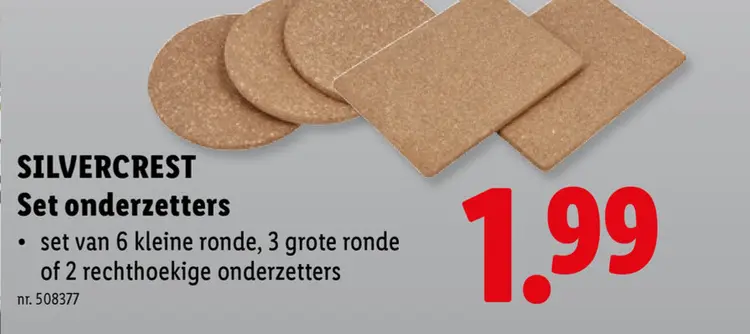 Promotie: Set onderzetters