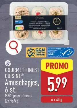 Promotie: Amusehapjes