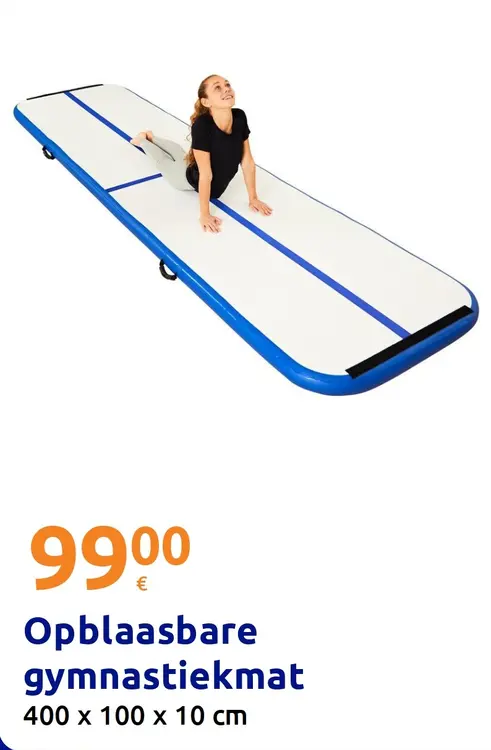 Promotie: Opblaasbare gymnastiekmat