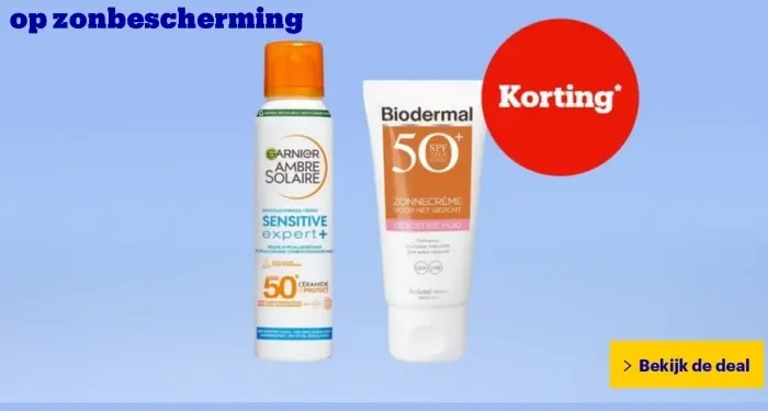 Aanbieding: Zonbescherming