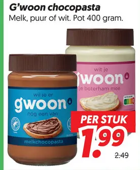 Aanbieding: chocopasta