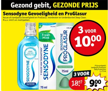 Aanbieding: Sensodyne Gevoeligheid en ProGlasur