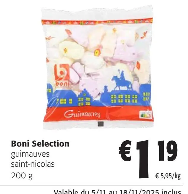 Offre: guimauves saint-nicolas