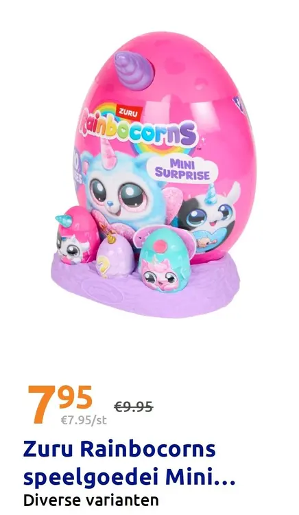 Promotie: Zuru Rainbocorns speelgoedei Mini...