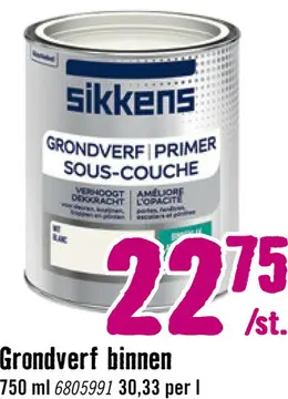 Aanbieding: Grondverf binnen
