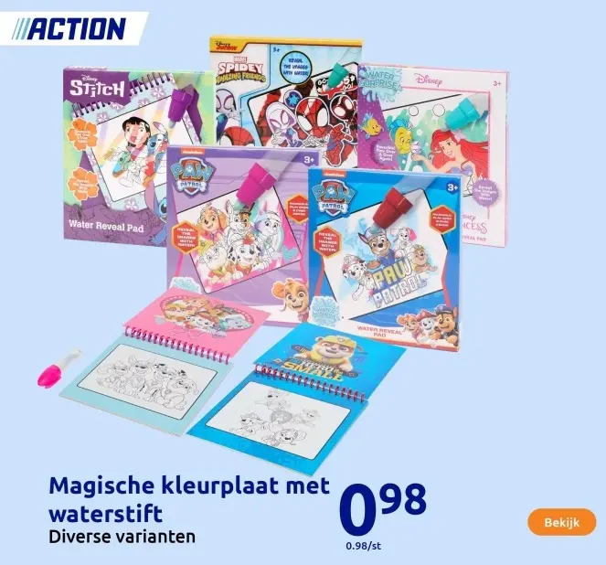 Aanbieding: Magische kleurplaat met waterstift