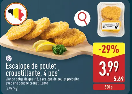 Offre: Escalope de poulet