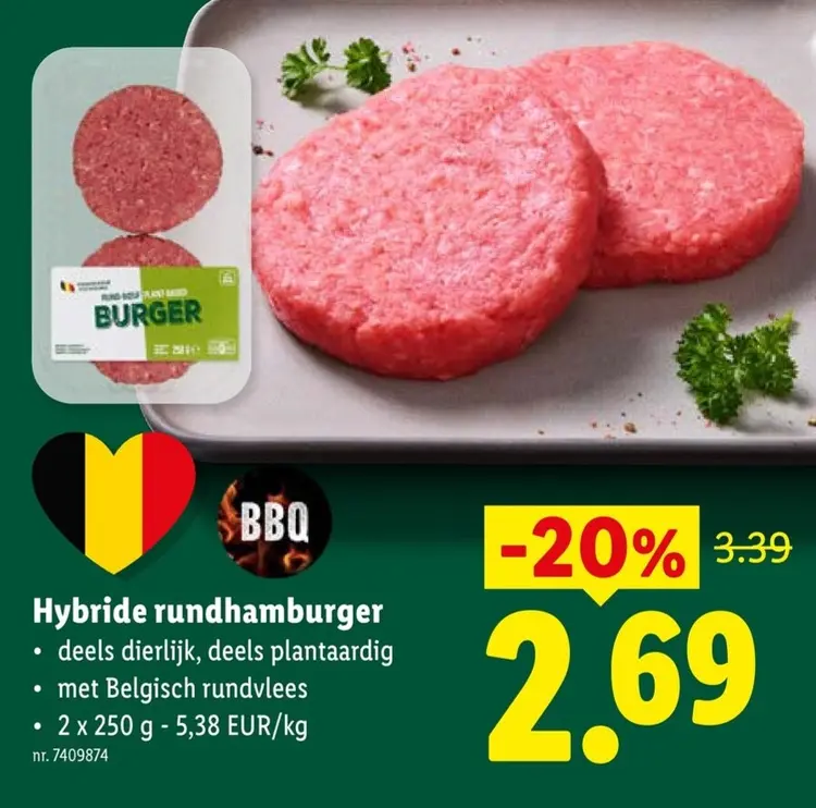 Promotie: Hybride rundhamburger