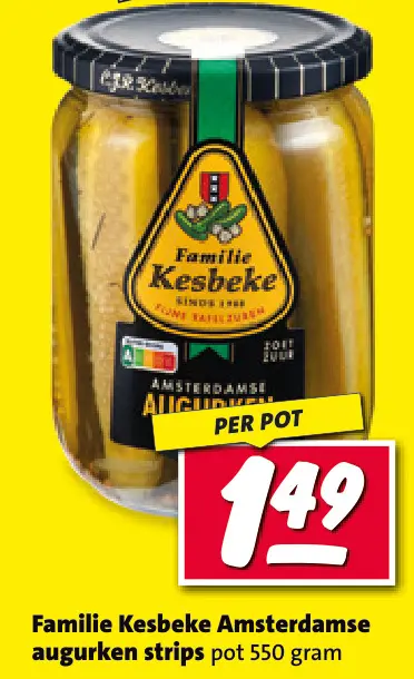 Aanbieding: Amsterdamse augurken strips