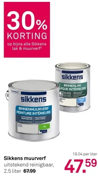 Aanbieding: Muurverf