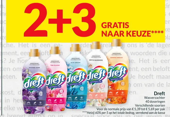 Aanbieding: Dreft Wasverzachter