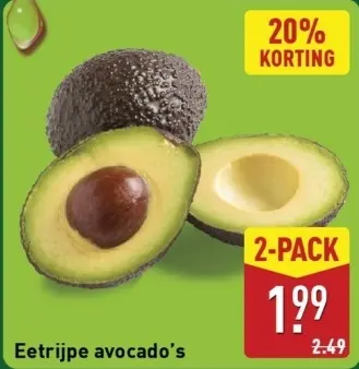 Aanbieding: Eetrijpe avocado's