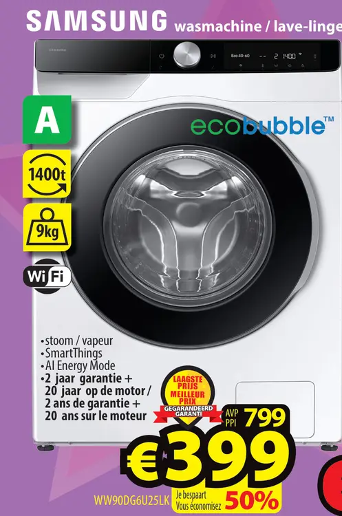 Offre: Wasmachine / lave-linge