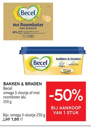 Promotie: Becel bakken & braden