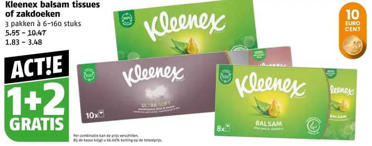 Aanbieding: Balsam tissues of zakdoeken