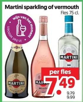 Aanbieding: Martini sparkling of vermouth