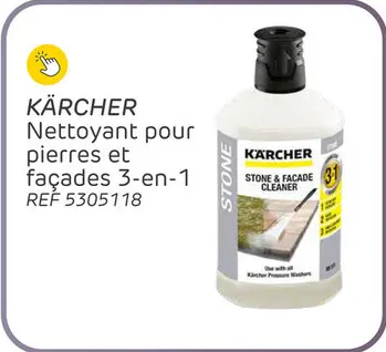 Offre: Nettoyant pour pierres et façades kärcher 3-en-1 1l