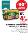 Offre: Yaourts au bifidus "offre decouverte" Activia