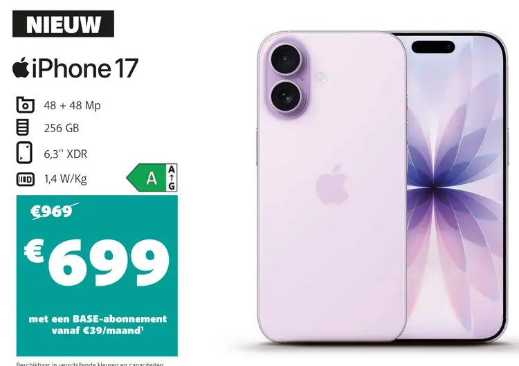 Aanbieding: iPhone 17