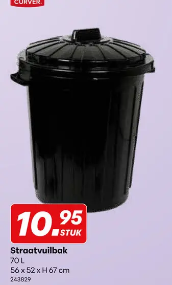 Promotie: Straatvuilbak