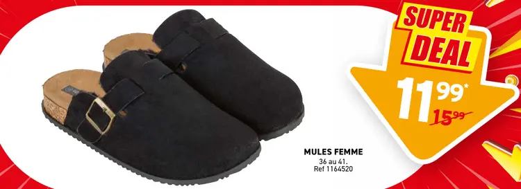 Offre: Mules femme