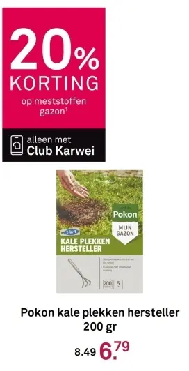 Aanbieding: Kale plekken hersteller 200 gr