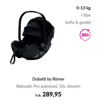 Aanbieding: Babysafe Pro autostoel