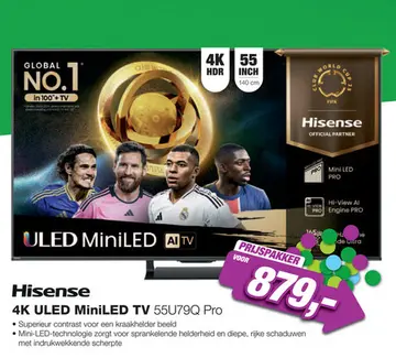 Aanbieding: Hisense 4K ULED MiniLED TV 55U79Q Pro