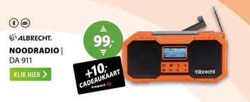 Aanbieding: Noodradio da 911