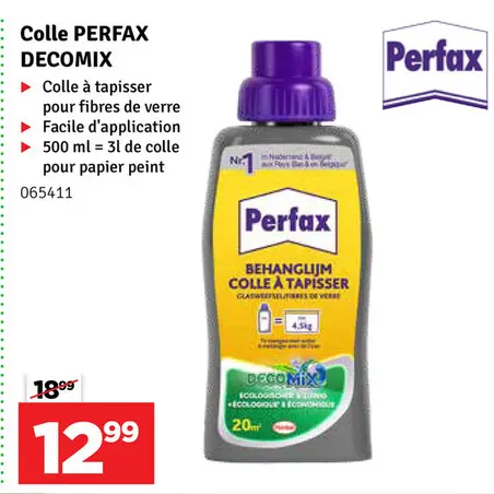 Offre: Colle PERFAX DECOMIX