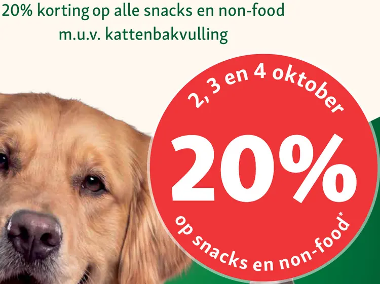 Aanbieding: Snacks en non-food