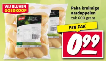 Aanbieding: Peka kruimige aardappelen