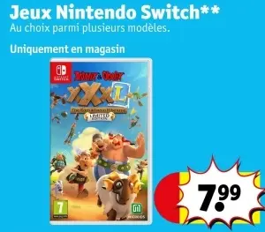 Offre: Jeux Nintendo Switch
