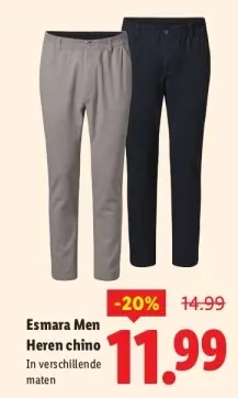 Aanbieding: Heren chino