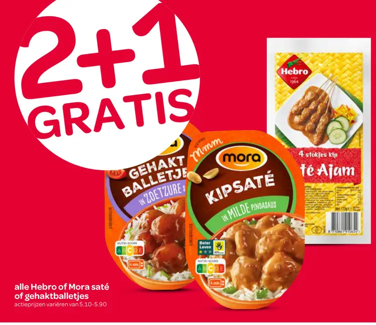 Aanbieding: Saté or gehaktballetjes
