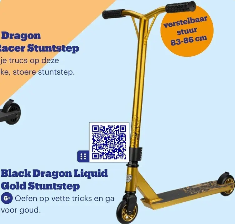 Aanbieding: Black Dragon Liquid Gold Stuntstep