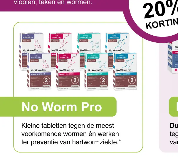 Aanbieding: No Worm Pro