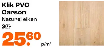 Aanbieding: Klik PVC Carson Naturel eiken
