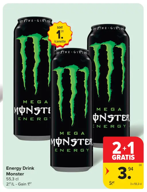 Offre: Energy Drink