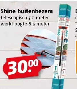 Aanbieding: Shine buitenbezem