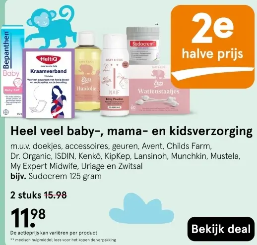 Aanbieding: Heel veel baby-, mama- en kidsverzorging