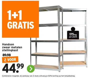 Aanbieding: Handson zwaar metalen stellingkast
