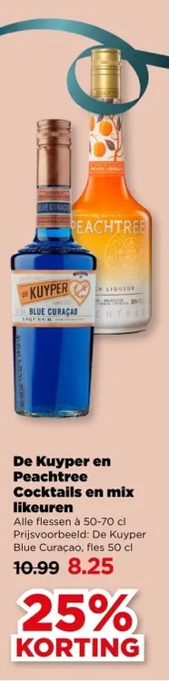 Aanbieding: Cocktails en mix likeuren