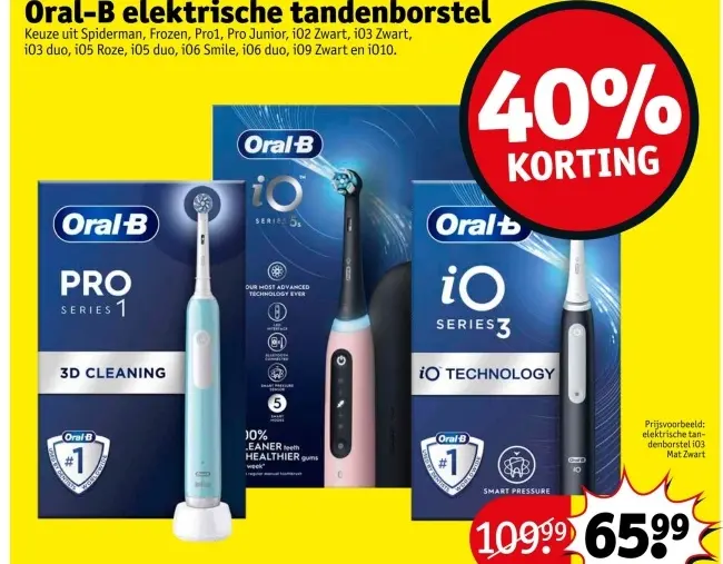 Aanbieding: Oral-B elektrische tandenborstel