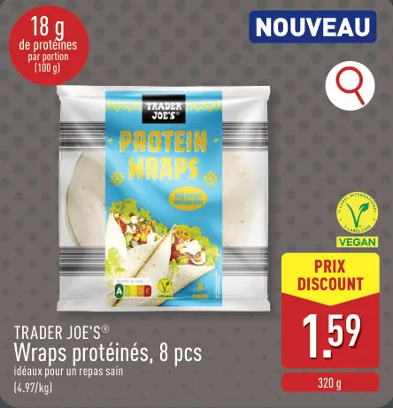 Offre: Wraps protéinés