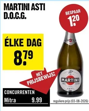 Aanbieding: Martini Asti Dolce 75 cl