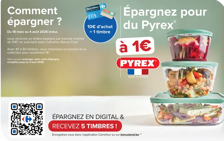 Offre: Pyrex
